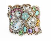 Pastel Crystal Cuff