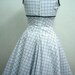 A 50s rockability cocktail dress in quality cotton