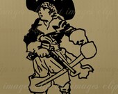 Pirate Clip Art, Boy, Royalty Free Image, Vintage, Commercial Use Digital Download Graphic, Design Element