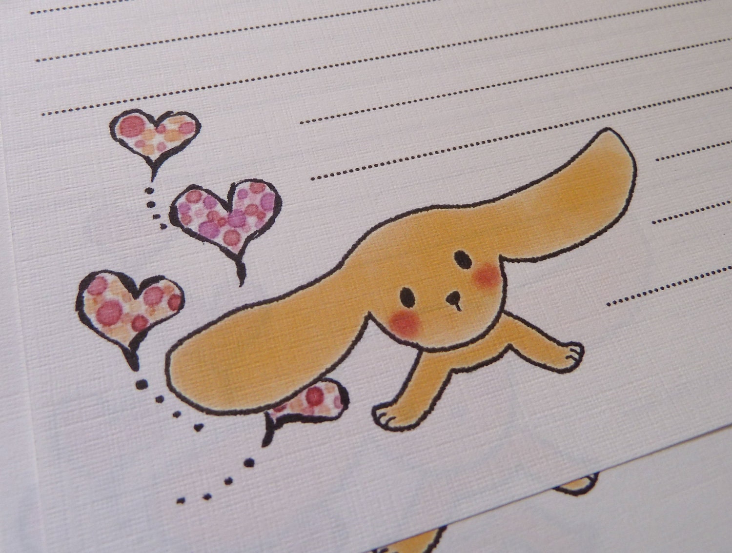 letter-paper / Cute Little Doxie