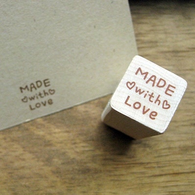 Made with Love Rubber Stamp