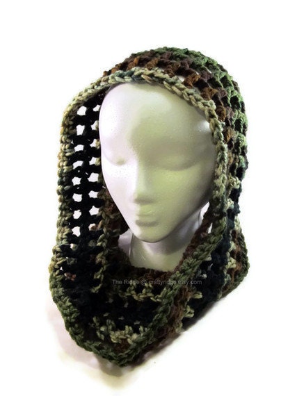 Infinity Scarf /Cowl in Camouflage