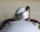 classic silver spoon ring by tangs and tines