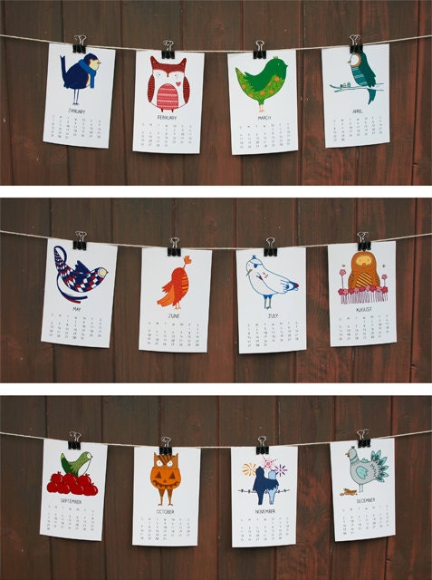 2012 Birdy Calendar