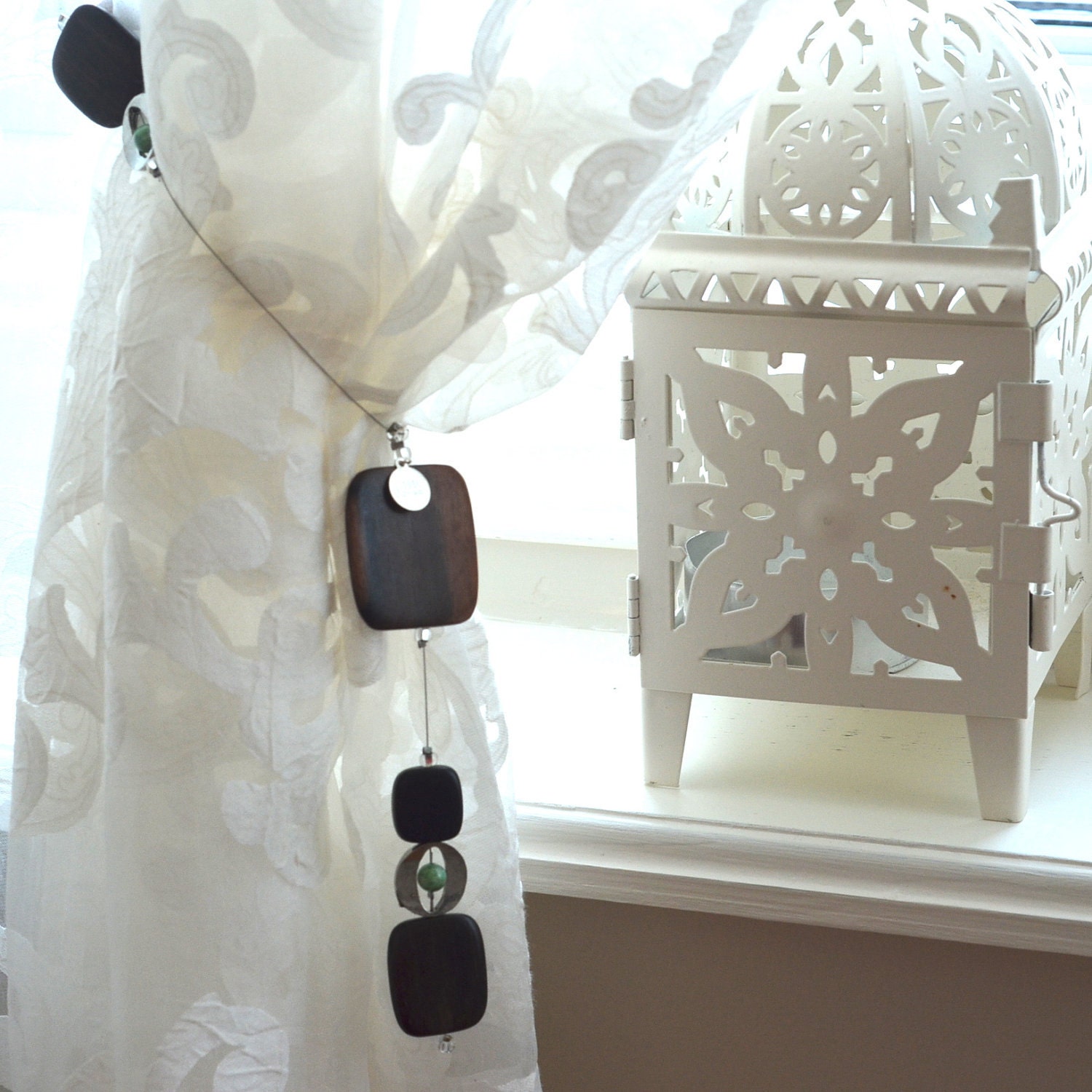 Curtain tiebacks - drapery holder - tie backs curtain