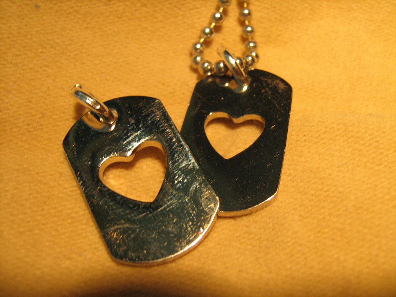 Best Friend Forever mini dog tag necklace, BFF