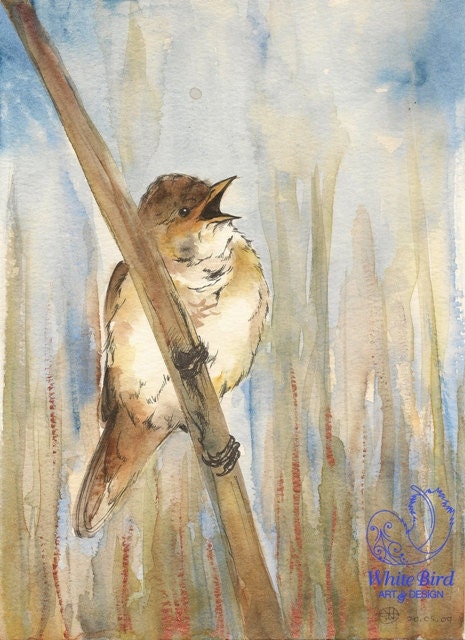 ORIGINAL ART: Laying Claim (A5 size, watercolour painting)