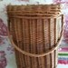 Large Basket with Lid Handles and Latch Great Market Basket