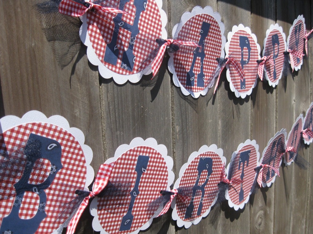 Western Birthday Banner- Western Theme