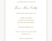 Vintage Baby Chicks Boutique Baby Shower Girl or Boy, Unisex Printable PDF File
