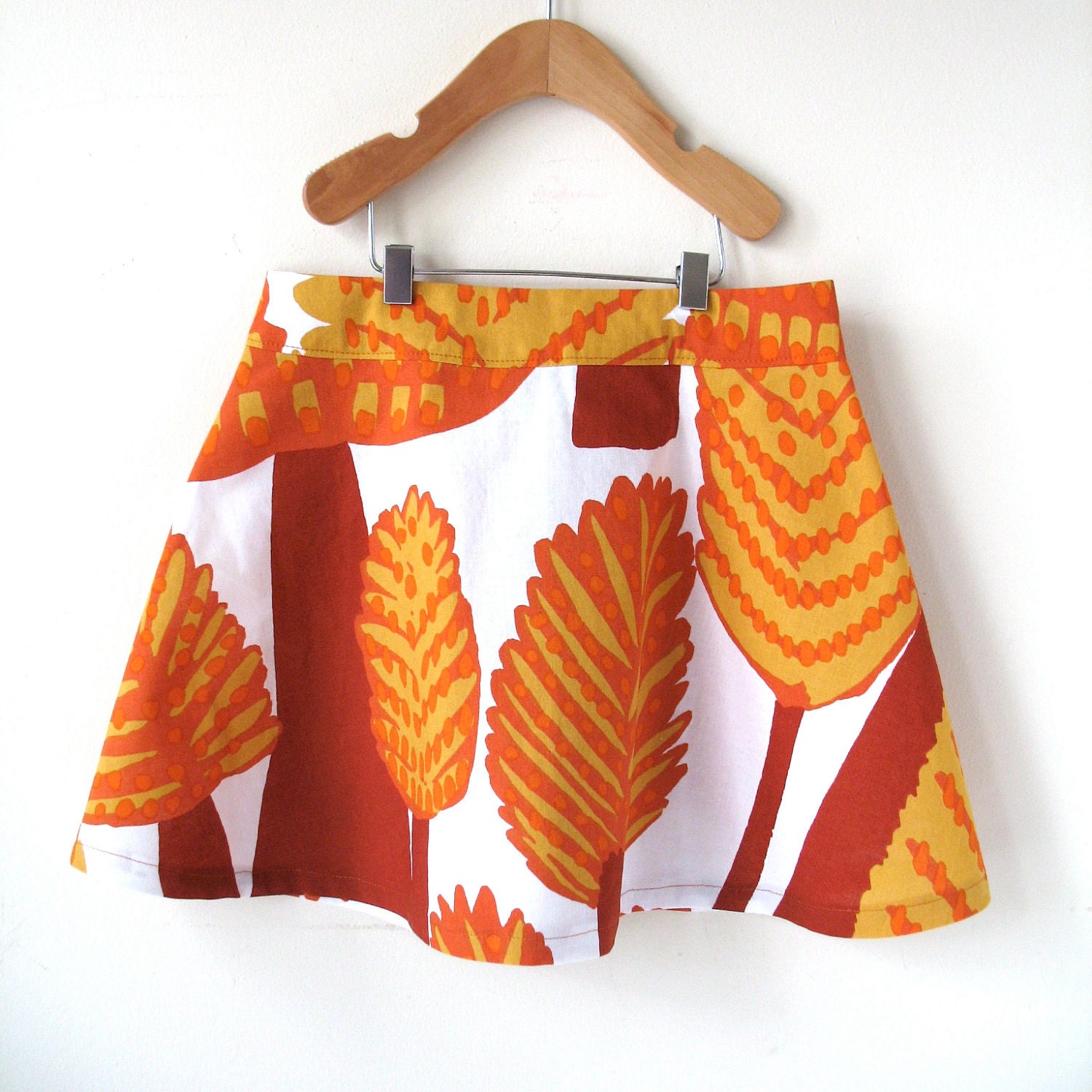 Size 7 Girl's Marimekko Skirt - Autumn Trees