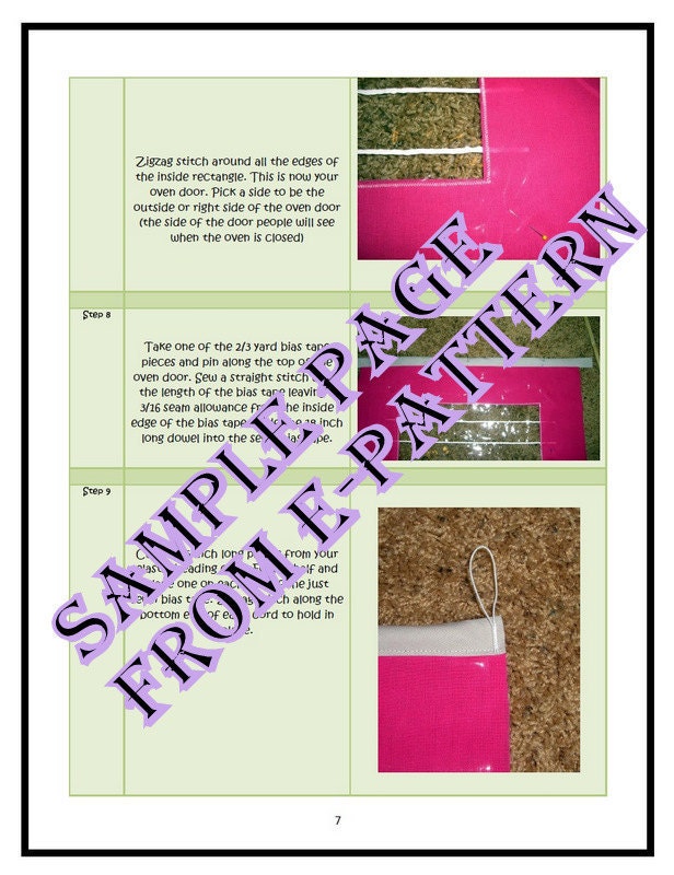Folding fabric Play Kitchen e-pattern. Store away when not using.
