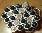 OOAK Hex Nut Belt Buckle with bling