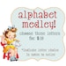 Embroidery PDF Pattern Alphabet Choose Three Bonus Buy