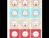 PRINTABLE School Labels, Tags/or Stickers-DIY printables by Luv Bug Design