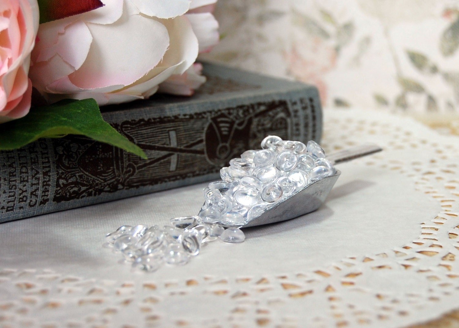 Dainty Dots in Raindrop - Flat Bottom Crystals For Scrapbooking, Card Making and Altered Art