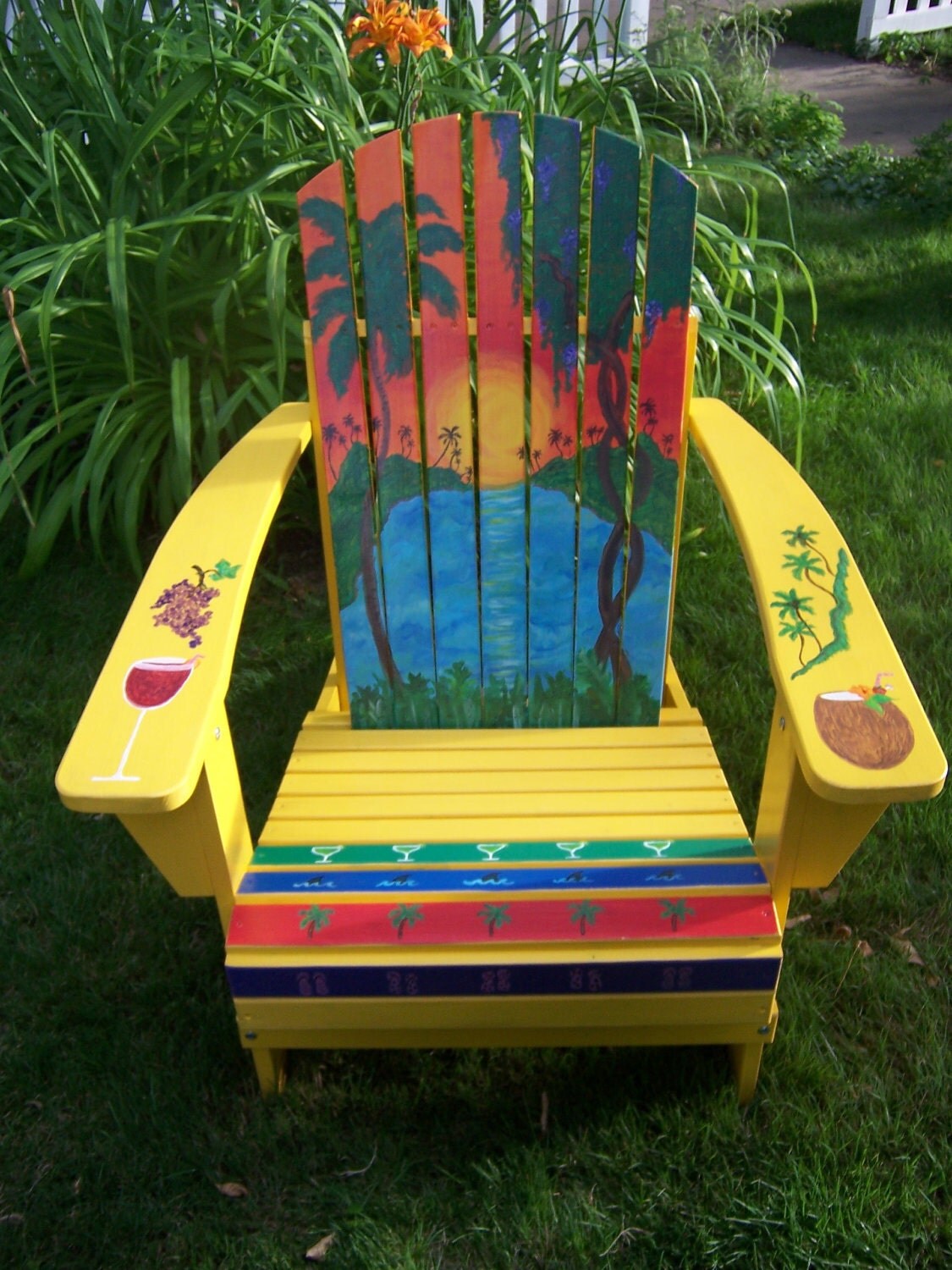 painted adirondack chairs