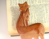 magical woodland fox hair fork