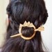 Golden aztec- indian tribal arrow hair pin shawl pin