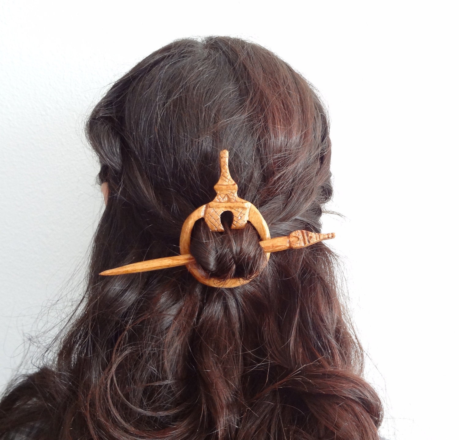 Paris eiffel shawl pin hair pin