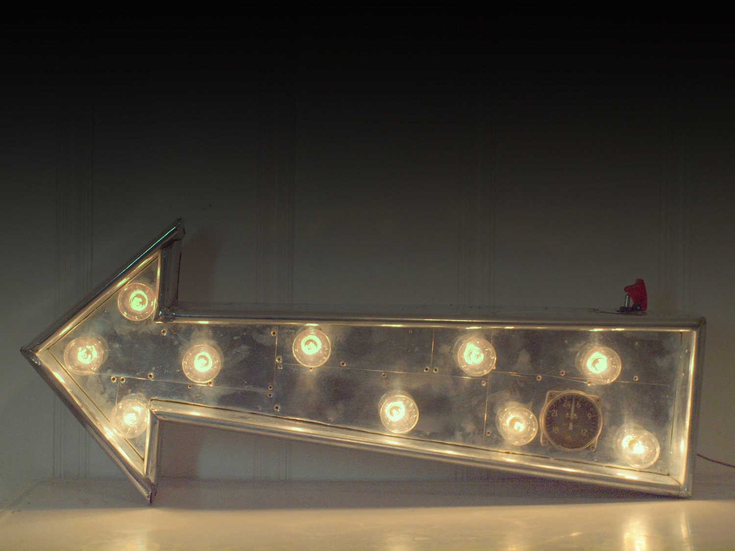 Aircraft Electric Light fixture Silver Arrow WWII P 51 Mustang inspired "The Smithsonian"