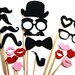 Silly Photo Booth Party Props - The Sexy Collection -  18 piece set - Birthdays, Weddings, Parties - Photobooth Props