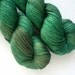 Merino Silk Sock Yarn - Hand Dyed 50/50 Merino Silk Fingering Weight in Emerald Isle Colorway