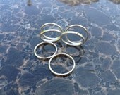 Stacking Rings // Polished // Textured // Set of 3