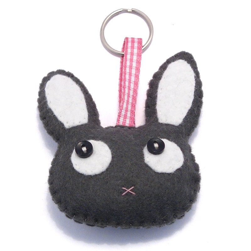 Rabbit Keyring Bunny Keyring Bag Charm Cute Keychain