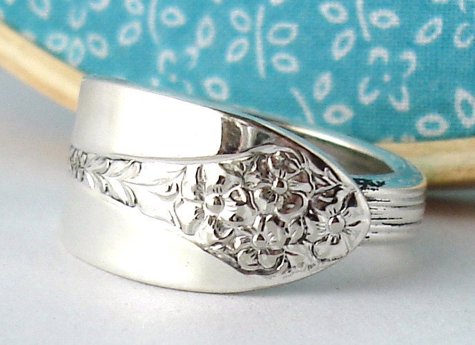 Silver Spoon Ring, size 6, Princess Royal 1940