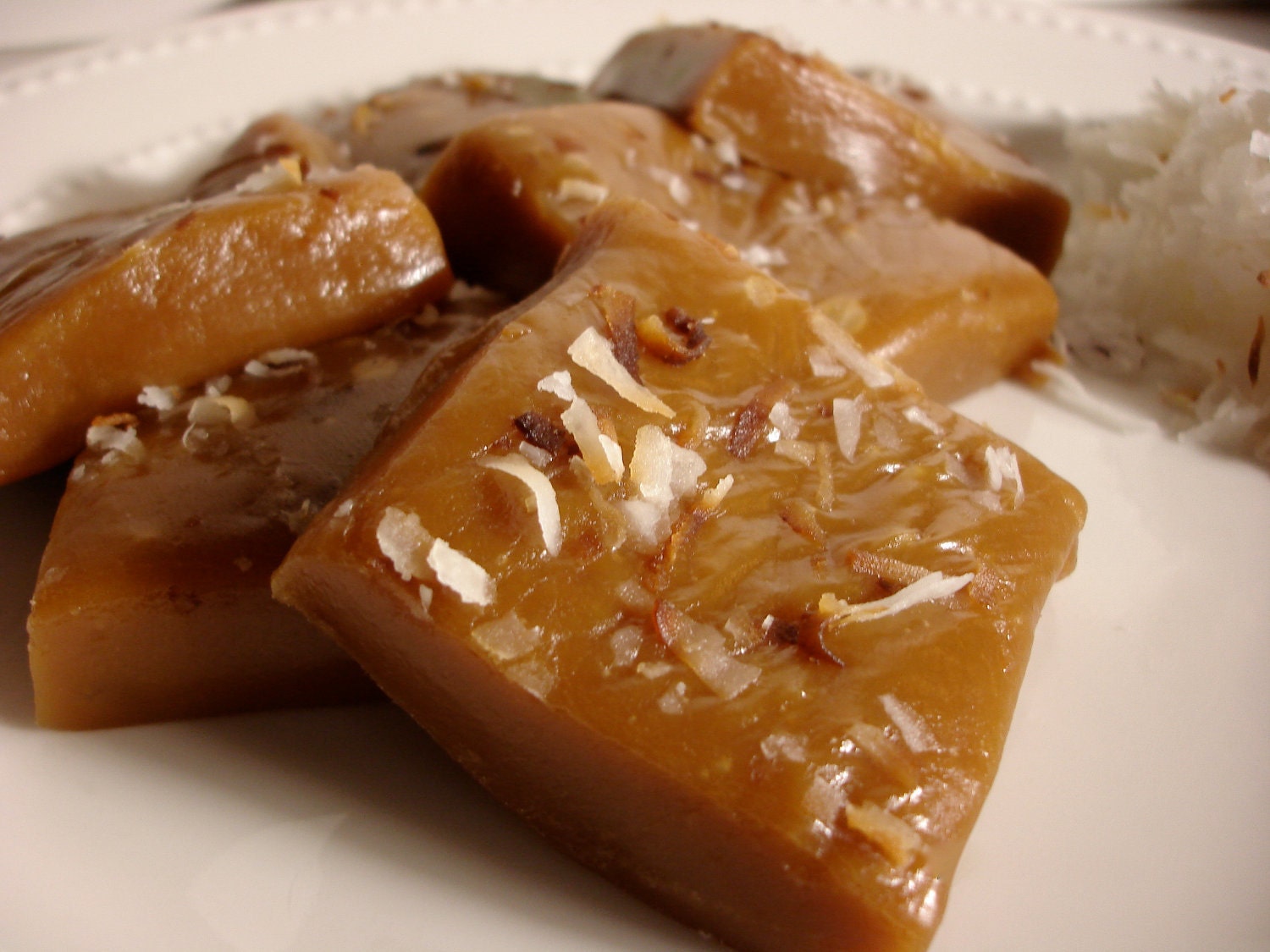 Toasted Coconut Caramels- 1/2 Pound