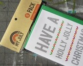 Christmas Card Set - Holly Jolly Christmas