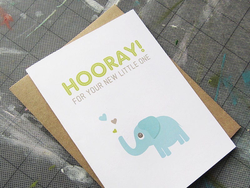 Hooray New Baby Card