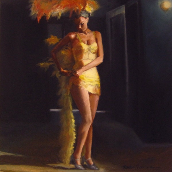 Showgirl-Print of Painting