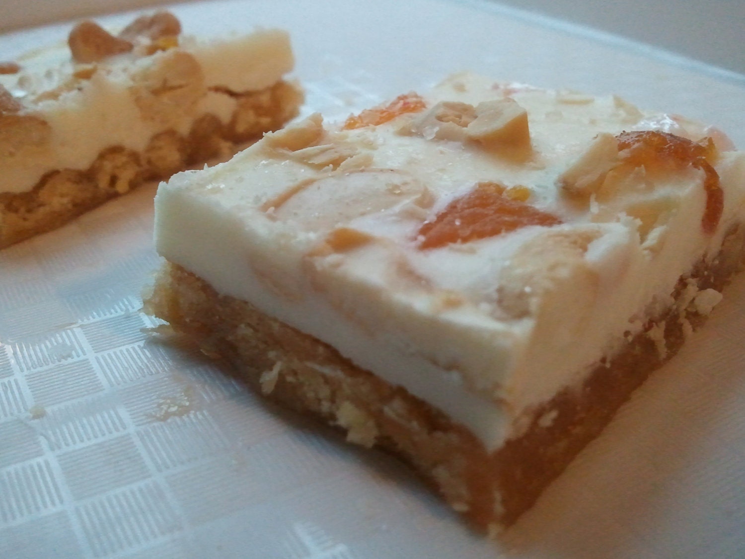 Sweet and Salty White Chocolate Apricot Cashew Toffee Butter Cracker Candy (1/2 lb)