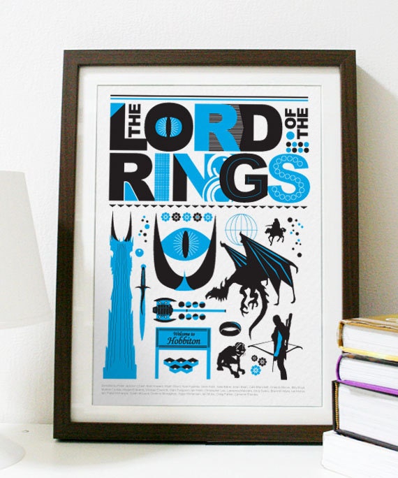 The Lord of the Rings - A3 Poster Print