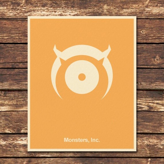 Monsters, Inc. - 8x10 Print