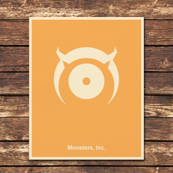 Monsters, Inc. - 8x10 Print