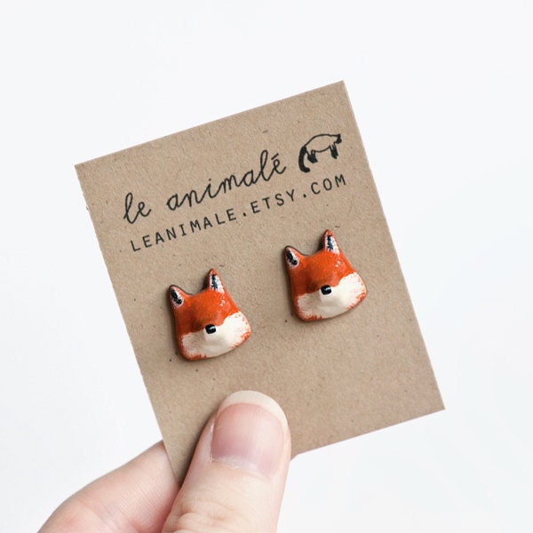 Le Fox Stud Earrings