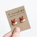 Le Fox Stud Earrings