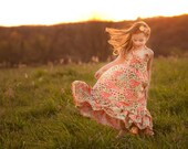 Emmaline Maxi Dress PDF Pattern Tutorial,  Ebook, Epattern, Sizes 2T-10 included.