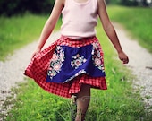 Hazel Reversible Apron Skirt PDF Pattern & Tutorial, All sizes 2-7 years included