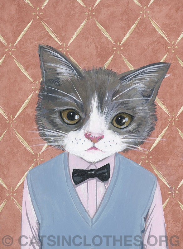 Morris -8.5 x 11 -Matte Print- From Painting by Heather Mattoon