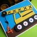 Construction Crane Personalized Birthday Party Invitation (set of 8)