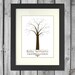 Baby Shower Fingerprint Tree