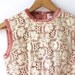 1960s vintage cream lace and mauve velvet mini dress