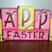 HAPPY EASTER Blocks - Great Spring/Easter Decoration - SALE