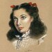 Pastel Drawing - Vivien Leigh - Gone with the Wind