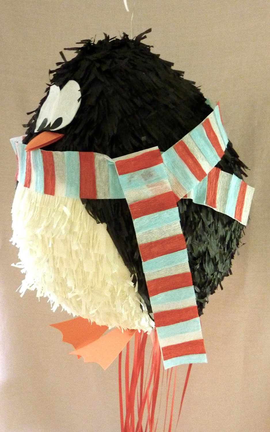 Pinata: Penguin with scarf