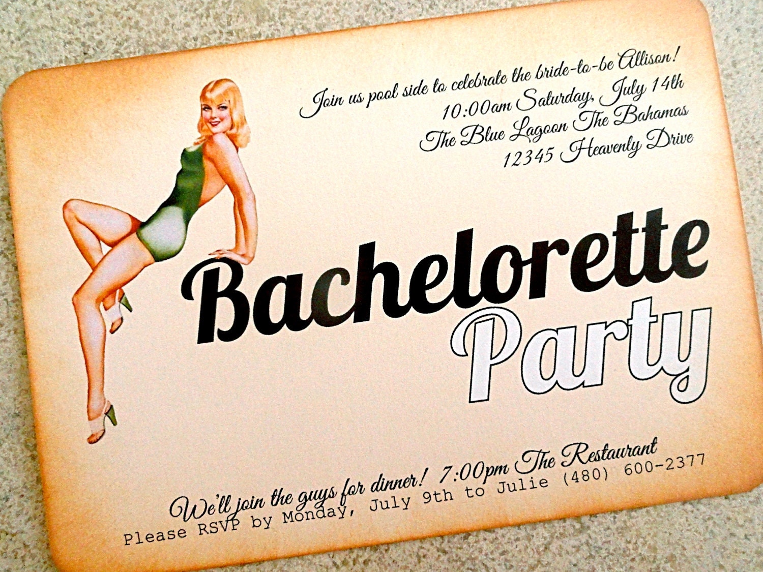 Vintage Bachelorette Party